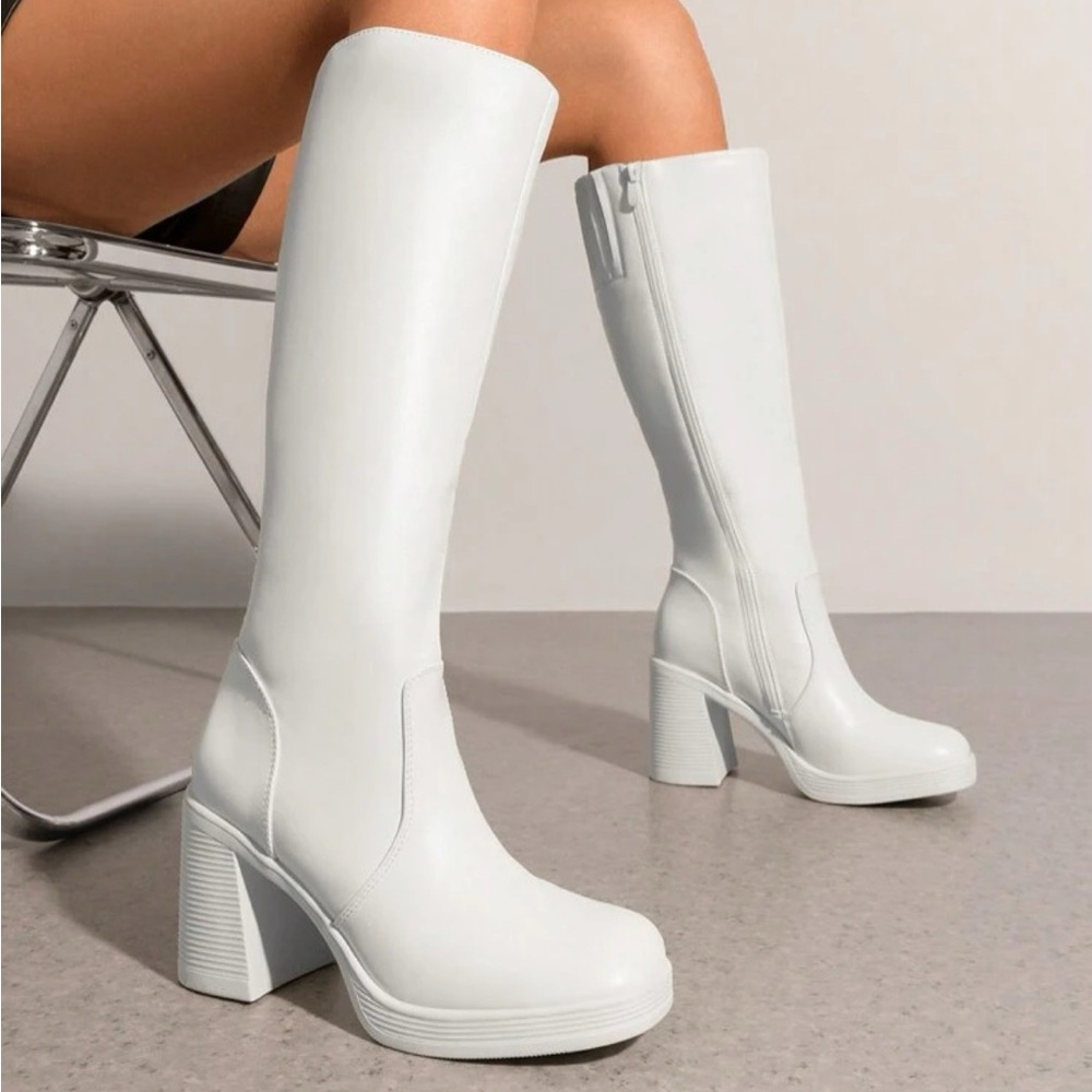 White boots
